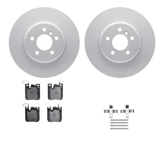 R1 Concepts WDUH1-31257 Carbon Series Brake Rotors W/ 5000 Oep Brake Pads & Hdw